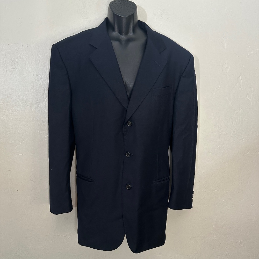 Louis Boston Wool Blazer EU 56R US 44R Made in Italy 100% wool 3 button